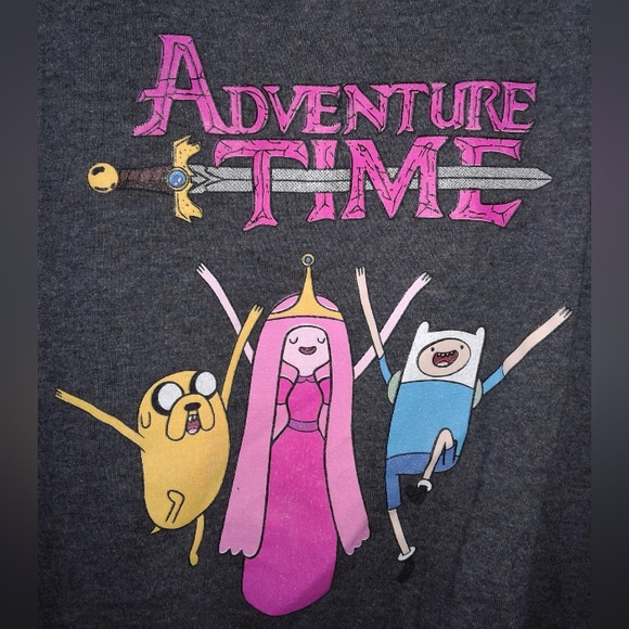 Adventure Time Sweater Womens L cropped Sweatshirt SWS Collection - Picture 2 of 5